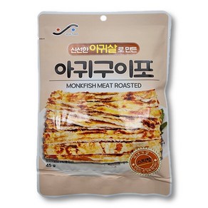 진주식품 아귀구이포 45g 아귀채 구운 아구포 아귀포채, 1개