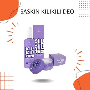 Saskin Kilikili Fied Deo Mist Kilikili Fied 탈취제 스프레이 겨드랑이 밤 크림 1+1