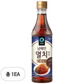 청정원 남해안 멸치액젓 골드, 1kg, 1개