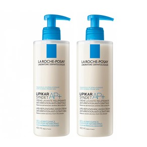 LA ROCHE POSAY 프랑스 정품 라로슈포제 리피카 신데뜨 AP+ 클렌징 크림 젤 400ml 2개세트, 2개