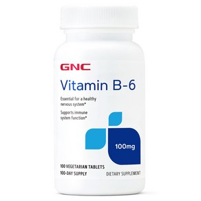 GNC 비타민 B6 100mg 100정 (타블렛) Vitamin 100tabs