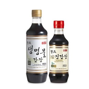 신앙촌 생명물간장 860mL1급 진간장 500mL