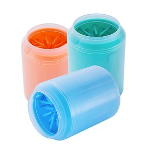 코코네 애완용 발 세척 컵, 1개, 블루 대형