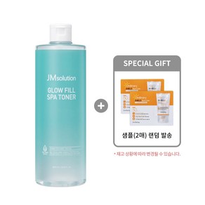 [제이엠솔루션 정품] 글로우 필 스파 토너 500ml + 샘플(2매) 랜덤 증정, 1개