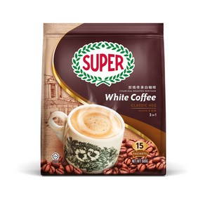 말레이시아 슈퍼 화이트 Supe White Coffee 커피 믹스 인스턴트커피 헤이즐넛, 1개입, 1개, 600g