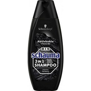 Schwazkopf Schauma Men 3in1 샴푸 활성탄 클레이 400ML, 1개