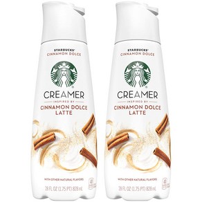 스타벅스 시나몬 돌체 라떼 크리머 828ml(28fl oz)x2 Cinnamon Dolce Latte Ceame, 2개, 28ml, 1개입, 828ml