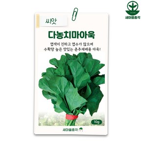 다농 치마아욱 씨앗 10g 아욱 씨 종자, 1개