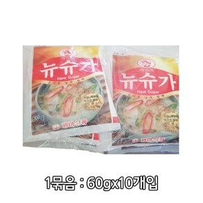 범아식품 뽀빠이 뉴슈가 1묶음 60g x 10개입, 600g, 1세트