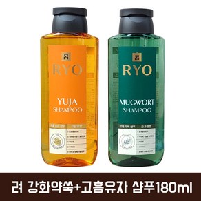 려 강화약쑥180ml+고흥유자 샴푸180ml, 1개, 180ml