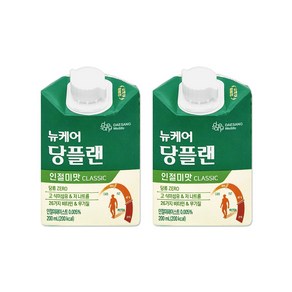 대상 뉴케어 당플랜 인절미맛 classic 당플랜 인절미맛 클래식 200mL 60팩, 60개