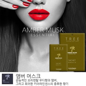 아로마스퀘어 사쉐 트리 Small 10g(앰버 머스크 16개)