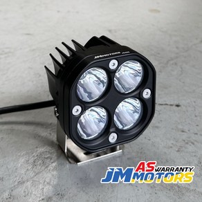 [6개월 AS 보증] LED 써치라이트 10~80V 화물차 작업등 후미등 안개등 / 고출력 4LED 사각 미니 확산형 (JMS-S412F)