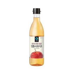 청정원 상큼한맛 청정원 정통 사과식초 자연 전통방식 1개입, 1개, 470ml