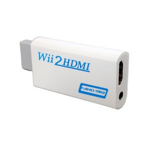 Wii to HDMI 닌텐도 위 변환 컨버터 위젠더 1080P 업스케일링 TV 연결 WII2HDMI 게임기, 1개