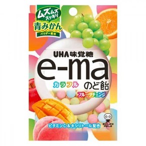 UHA 미각당 피핀 ema 목 사탕 다채로운 과일 변경 28g x10 4514062258645(일본직구)