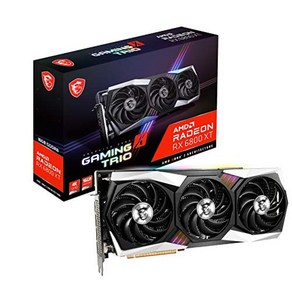 MSI Radeon RX 6800 XT GAMING X TRIO 16G gaphics boad VD7458, 상품명참조