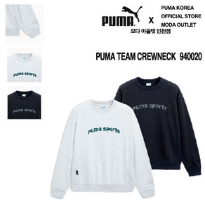 PUMA 공용 맨투맨 TEAM Crewneck 940020 921148