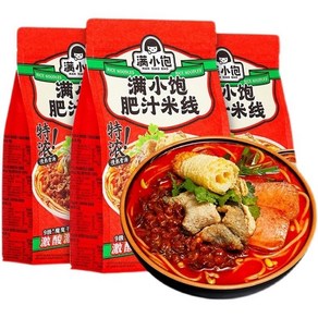 중국식품 만샤오바오 페이즈미샌 manxiaobao feizimixian 만쇼보 쌀국수, 310g, 3개