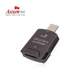 액센 CRD30 USB 3.2 Gen 1 MSD카드 리더기, 단품, 1개