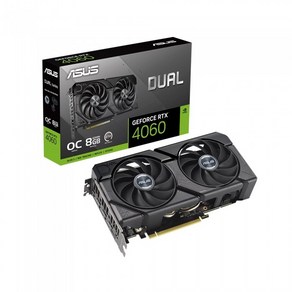 에이수스 ASUS DUAL 지포스 RTX 4060 O8G EVO OC D6 8GB