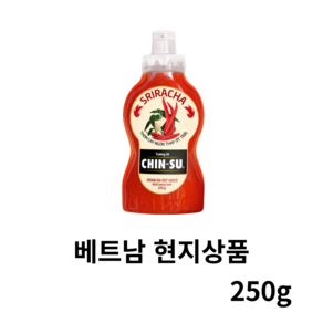 베트남 친수 시라차 칠리 소스 Chinsu Siacha, 6개, 250g