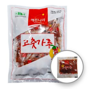 일회용고춧가루 일회용고추가루 120g 1.2gX100개입 배달용 업소용 식당용 미니 고추가루 고춧가루, 2개