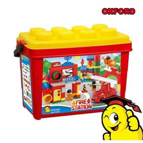 파이어스테이션 OFD2084 119 소방블록 38개월이상 125pcs 피규어4명 FIRE STATION 토틀러블럭 유아블록 그린랜드79, 단품, 1개