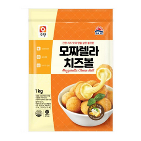 [다만세푸드] 사조 오양 모짜렐라 치즈볼 1kg x 5봉, 5개