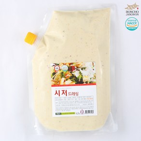 텃밭 본초장원 시저 드레싱 1.2kg, 1개