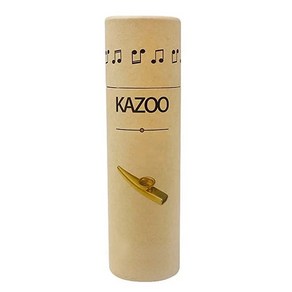 [모모고] 메탈카주 목걸이형 KAZOO, 원형케이스, 1개