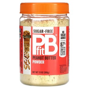무설탕 땅콩버터 가루 파우더 분말 피비핏 sugafee peanut powde 368g [미국산], 1개