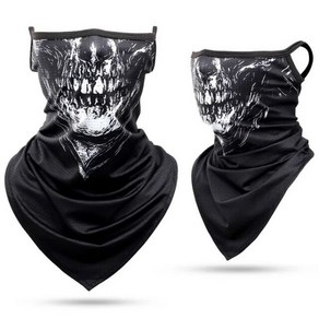 얼굴햇빛가리개 삼각형 가면 바라클라바 오토바이 Balaclava 해골 고, GSA-B-03, 1개