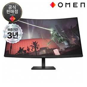 HP OMEN 32C Gaming VA QHD 165Hz 32인치 커브드 게이밍 모니터, 80cm