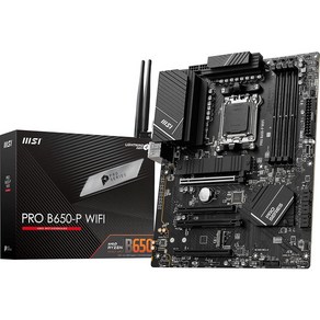 MSI MAG B650 토마호크 WiFi 게이밍 마더보드 AMD Ryzen 8000 7000 AM5 DDR5 PCIe 4.0 M.2 SATA 6Gb s USB 3.2Gen 2, ATX_PRO B650-P WIFI, 1개