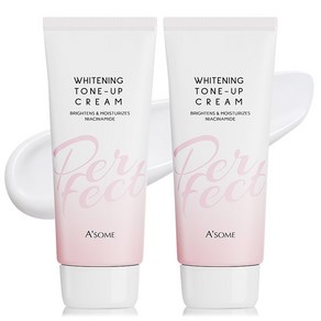 ASOME 퍼펙트 화이트닝 톤업 크림, 100ml, 2개