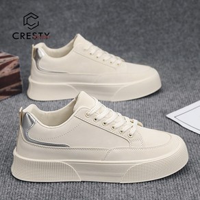 CRESTY 남성용 컴포트 키높이 스니커즈 데일리 캐주얼 운동화