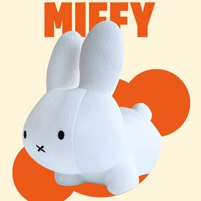 미피 토끼 인형 냉감원단 40cm, 1개