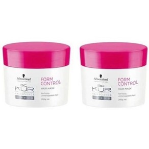 일본직발송 6. 슈워츠코프(SCHWARZKOPF) 슈워츠코프 BC 쿠어포름 컨트롤 헤어 마스크 200G × 2개 세트 B07, One Size