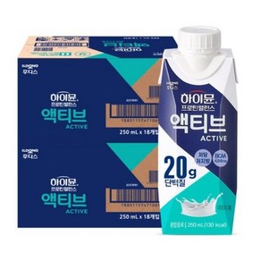 하이뮨 프로틴 밸런스 액티브 오리지널, 250ml, 36개