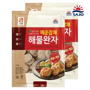 사조오양 매운잡채해물완자 1kg 2봉, 2개