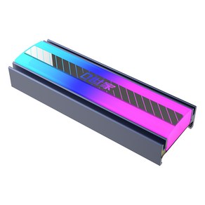 ARGB AURA 싱크 컴퓨터 2280 SSD M2 라디에이터 알루미늄 PC RGB M.2 Nvme 쿨러 방열판 ssd 5V 3 핀, [03] m.2-ARGB