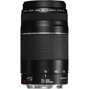 Canon 캐논 EF 75-300mm f/4-5.6 III SLR 카메라용 망원 줌 렌즈, Base, EF75-300