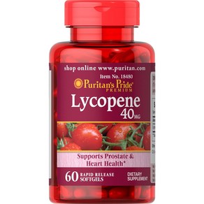 Puitans Pide 퓨리탄 프라이드 Lycopene 라이코펜 40mg 60정, 6개