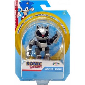 Sonic The Hedgehog Wave 15 Mecha Sonic 2.5-Inch Mini Figue, one option, 1개