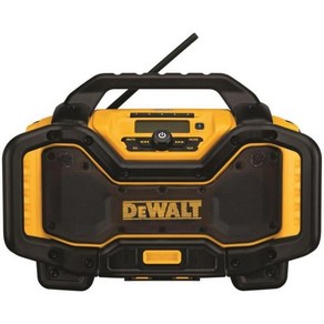 DEWALT 20V MAX 블루투스 라디오 100ft 범위 잡사이트용 휴대용 (DCR025), Jobsite Radio Only