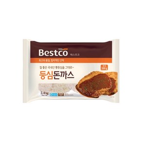 베스트코 등심돈까스 2.4kg, 1개