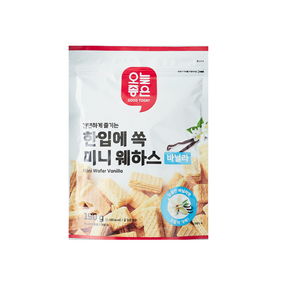 간편하게 즐기는 오늘좋은 미니웨하스 바닐라, 5개, 190g