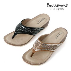 베어파우(BEARPAW) 여성 DARIA 다리아 큐빅 쪼리 K2080NB-W 2종 택1