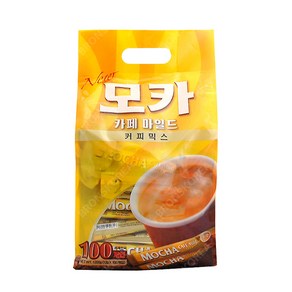 모카씨엔티 모카카페 마일드 커피믹스 100T 1개 일회용커피, 12g, 100개입